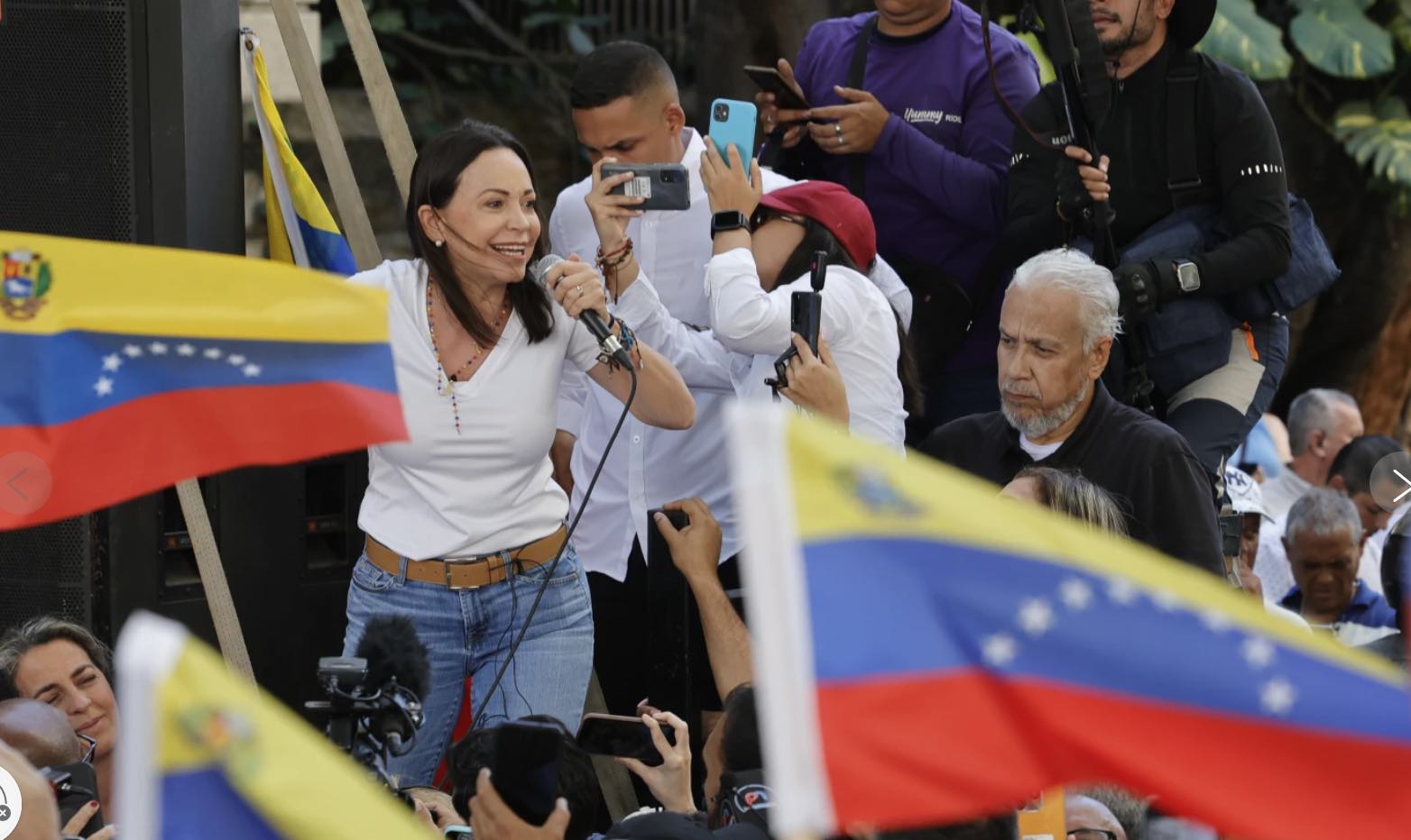 Machado ante la Purga Electoral: Promesas de Lucha y Resistencia
